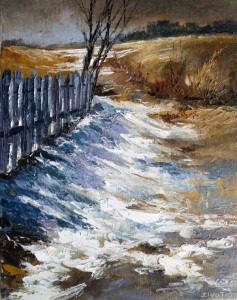 Oil Painting on canvas - 28 x 22cm - by Zoran Zivotic fine Art