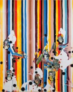 Dennis Hollingsworth, Standing Room Only, 2011.  Oil on canvas, 60 x 48 inches.