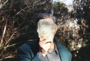 Jimmie Durham - Self-Portrait Pretending a Stone Statue of Myself