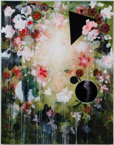 Kamrooz Aram, Angelus Novus (Reconstructed), 2011. Oil on Canvas, 84 x 66 inches.