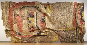 El Anatsui’s Earth’s Skin (2007), in the collection of the Guggenheim Abu Dhabi. GUGGENHEIM ABU DHABI