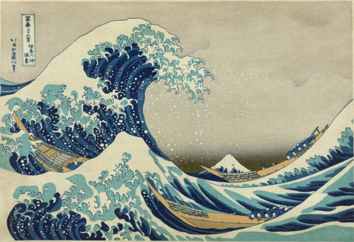 The Great Wave off Kanagawa, Hokusai 1830-1831